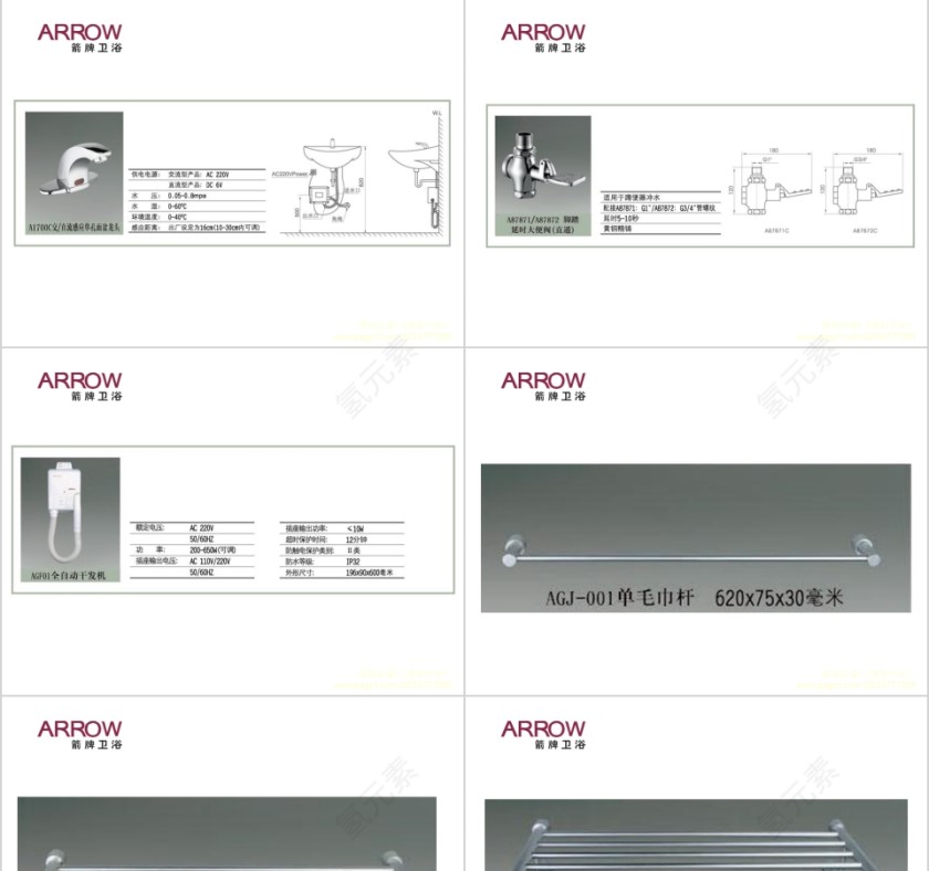 浴室配件系列PPT第3张