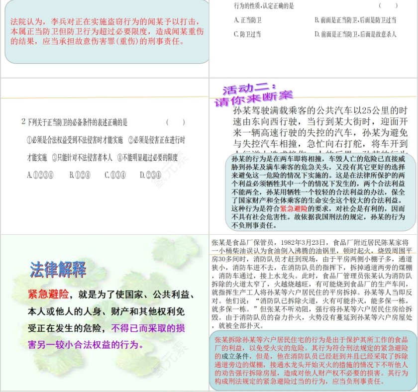 正当防卫与紧急避险PPT课件第4张