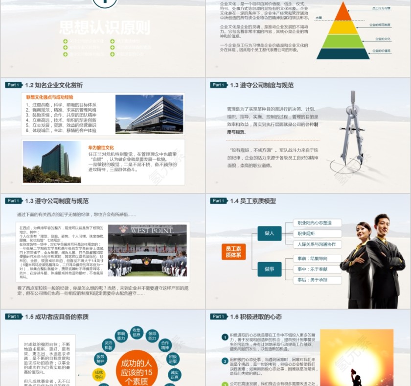 企业文化介绍动态PPT模板第2张