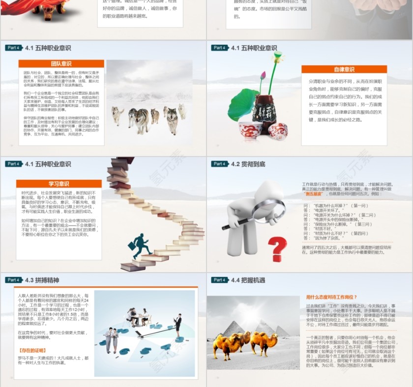 企业文化介绍动态PPT模板第6张