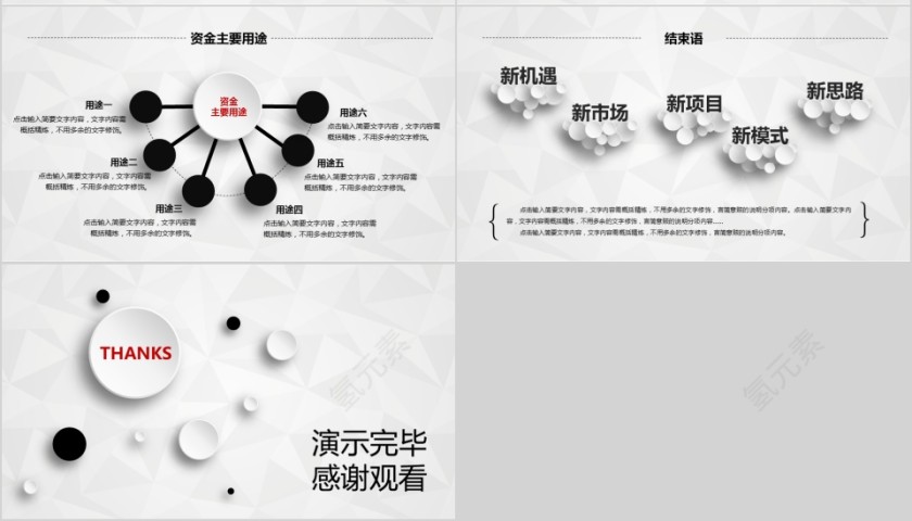 简约大气商业项目融资企划书ppt模版第7张