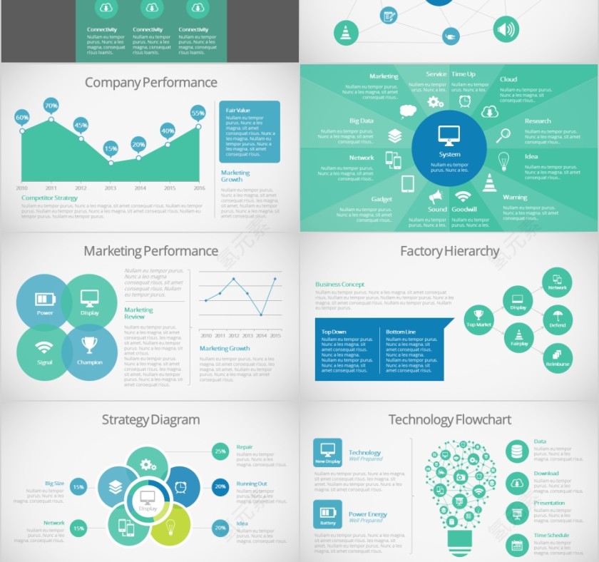 欧美简约大方商业计划书PPT第12张