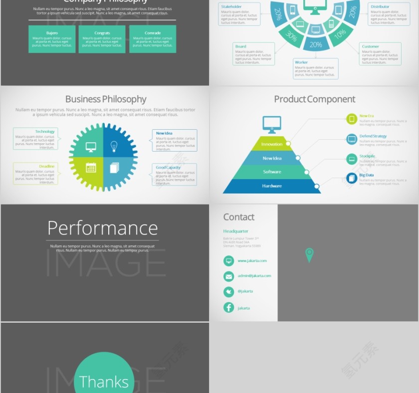 欧美简约大方商业计划书PPT第17张