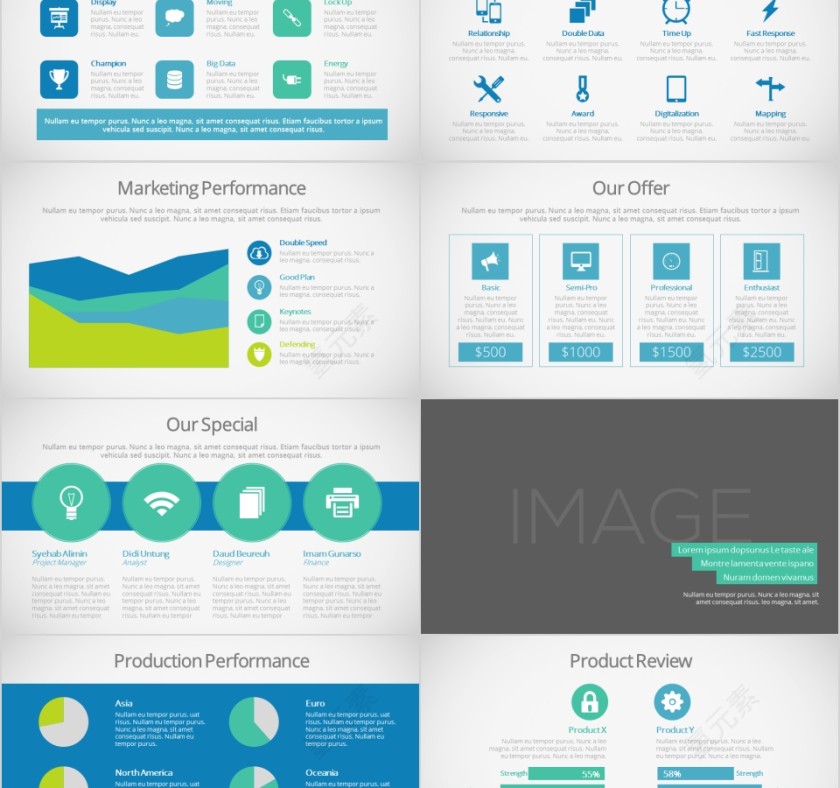 欧美简约大方商业计划书PPT第5张