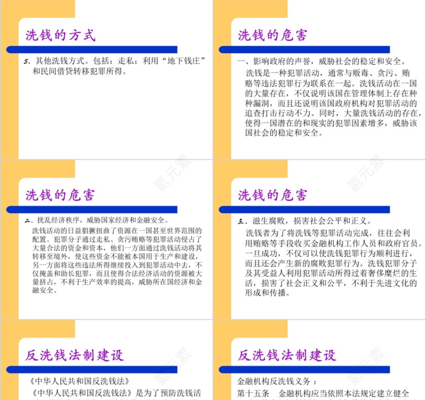 反洗钱业务知识ppt第3张