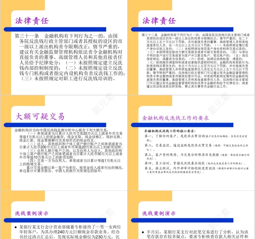 反洗钱业务知识ppt第5张