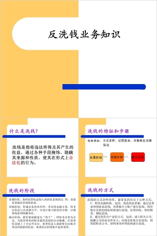 反洗钱业务知识ppt