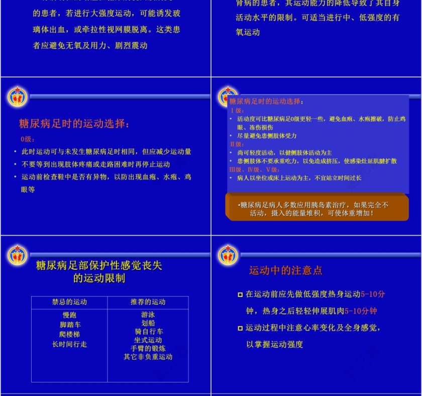 糖尿病患者的运动治疗与指导ppt模板第10张