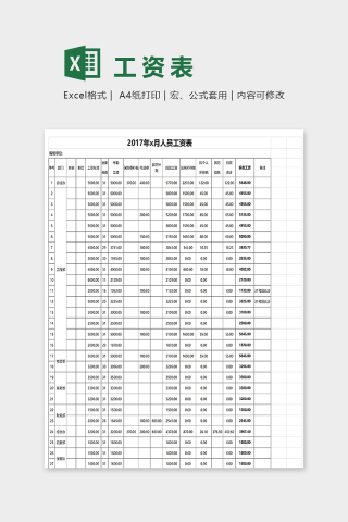 工资表