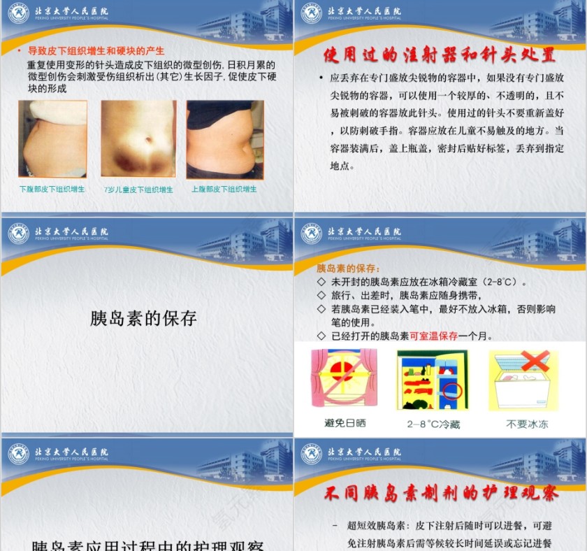 胰岛素规范注射的指导ppt模板第9张