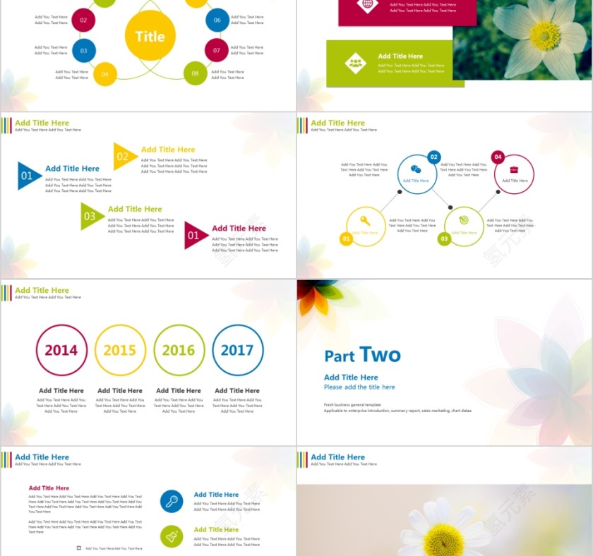 商务欧美ppt模板简约2019高端大气 商业工作汇报时尚极简风素材第2张