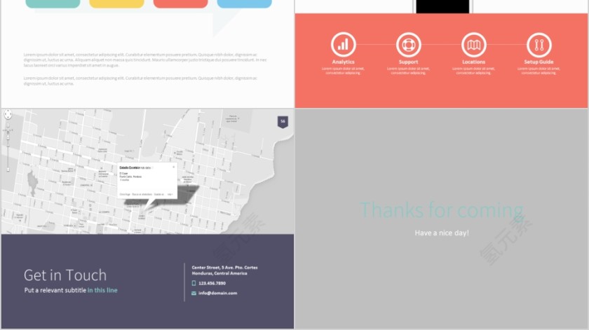 商务欧美ppt模板简约2019高端大气 商业工作汇报时尚极简风素材第6张