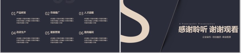 黑色大气20xx商业项目计划书ppt模版第9张