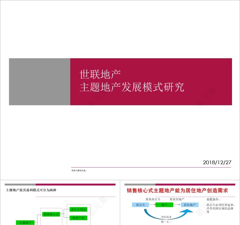 房地产发展模式研究ppt第1张