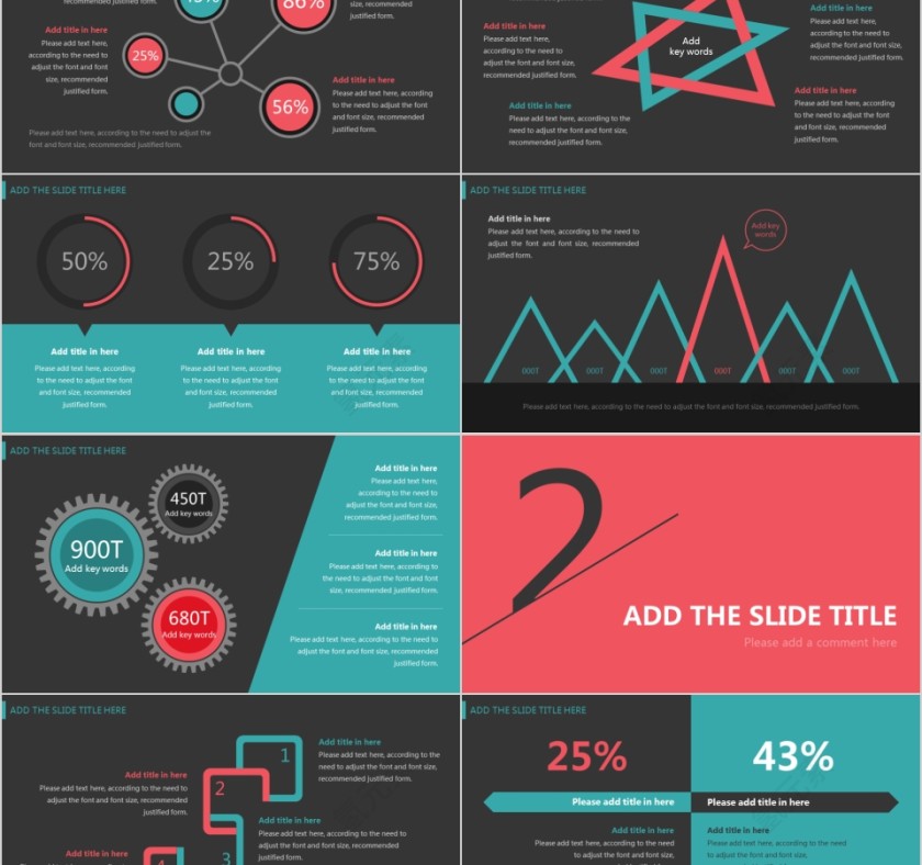 商务欧美ppt模板简约2019高端大气 商业工作汇报时尚极简风素材第2张