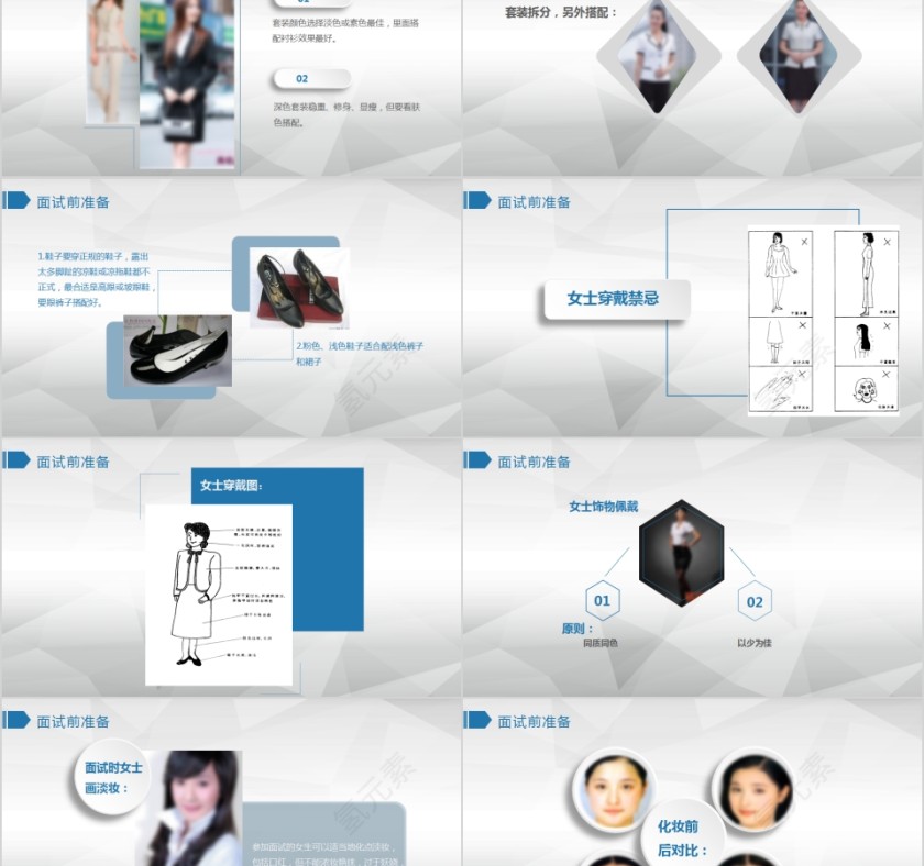 面试技巧培训ppt模板  第5张