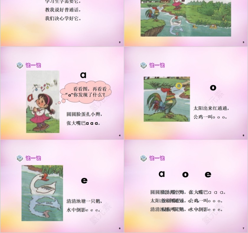 小学生汉语文拼音PPT课件 第2张