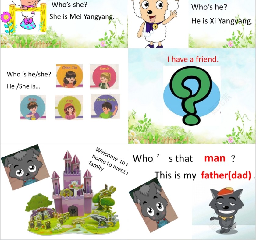 卡通中小学英语教学课件ppt第2张