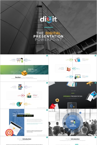 商务欧美ppt模板简约2019高端大气 商业工作汇报时尚极简风素材