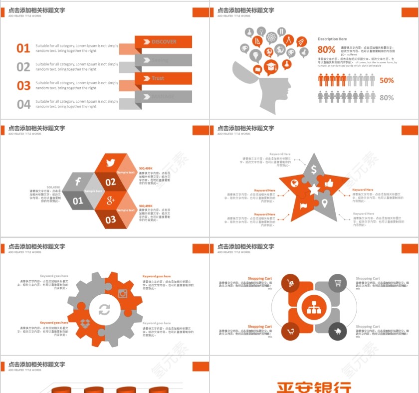 平安银行数据报告ppt第4张