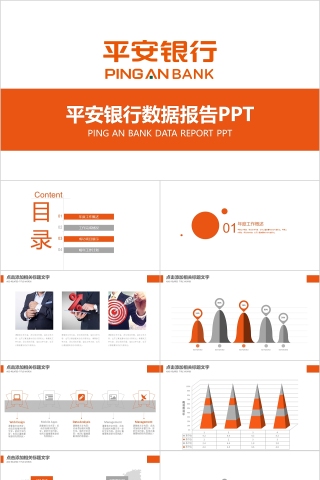 平安银行数据报告ppt