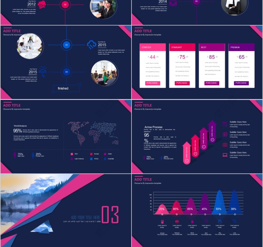 企业文化介绍动态PPT模板第3张