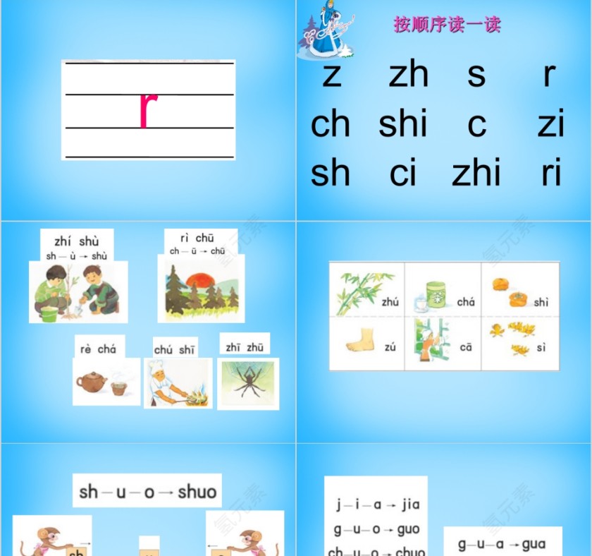 小学生汉语文拼音PPT课件 第5张