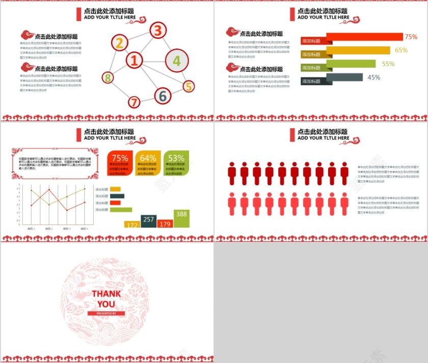 红色简约大气商业项目计划书第4张