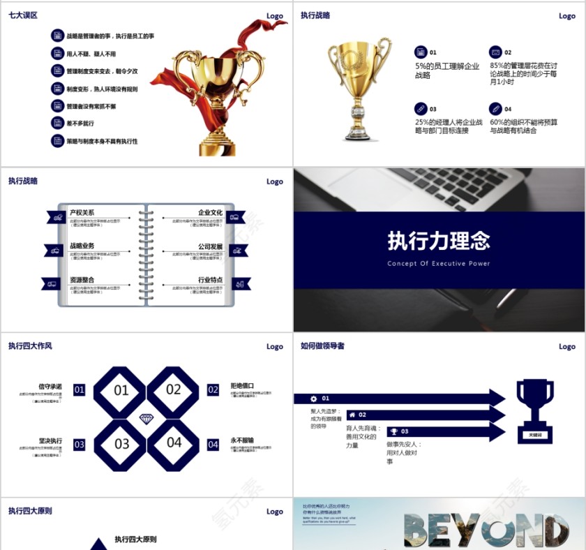 企业文化介绍动态PPT模板第4张