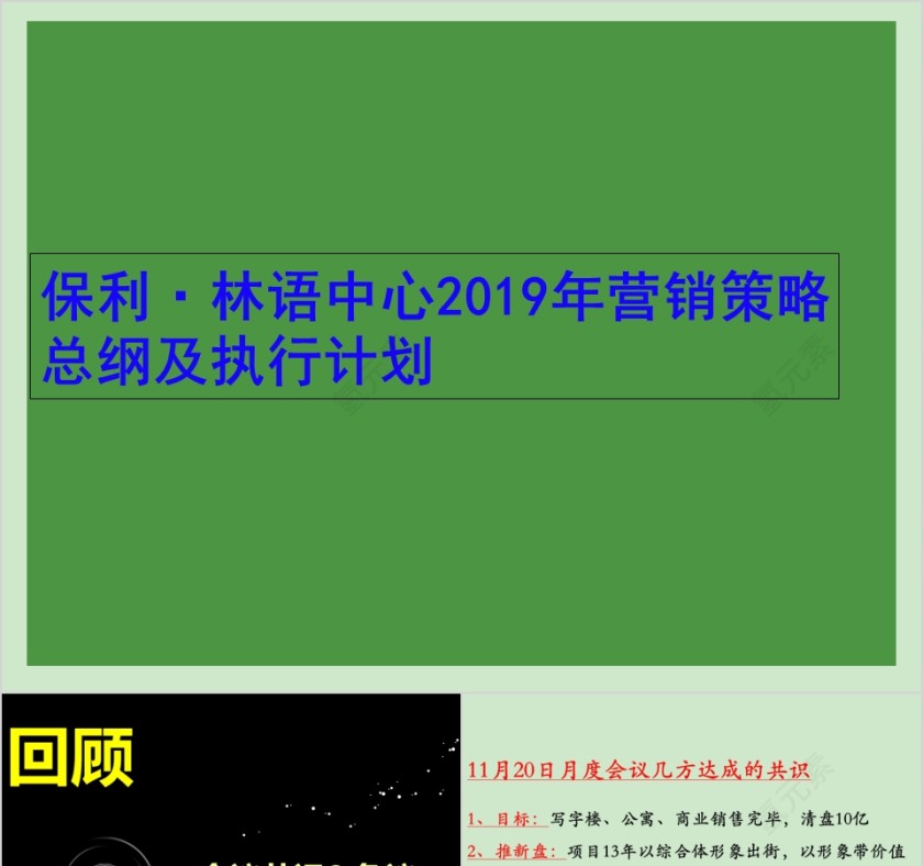 房地产营销策略总及执行计划PPT第1张