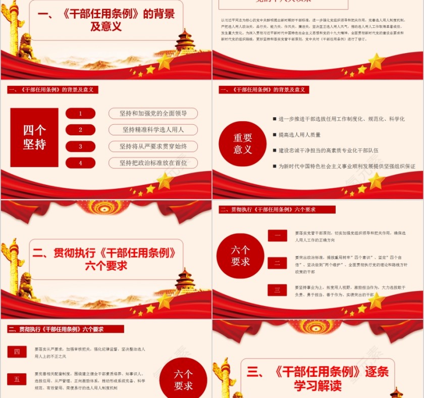 学习解读中共中央印发的《党政领导干部选拔任用工作条例》PPT模板第2张