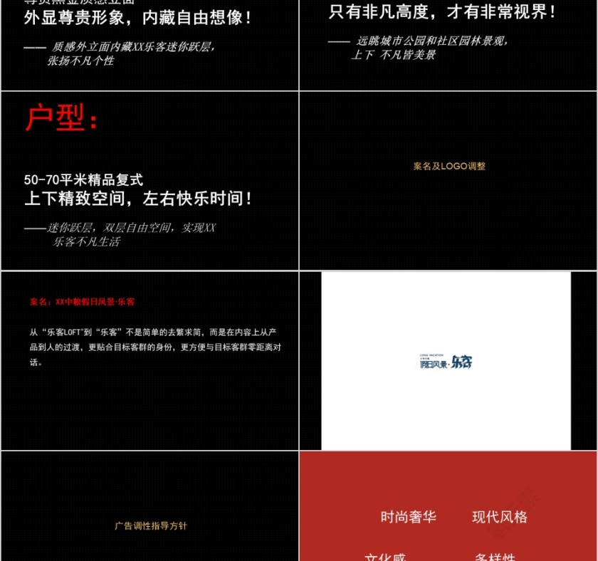 房地产阶段主形象提报PPT第5张