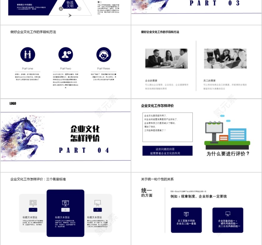 企业文化介绍动态PPT模板第3张