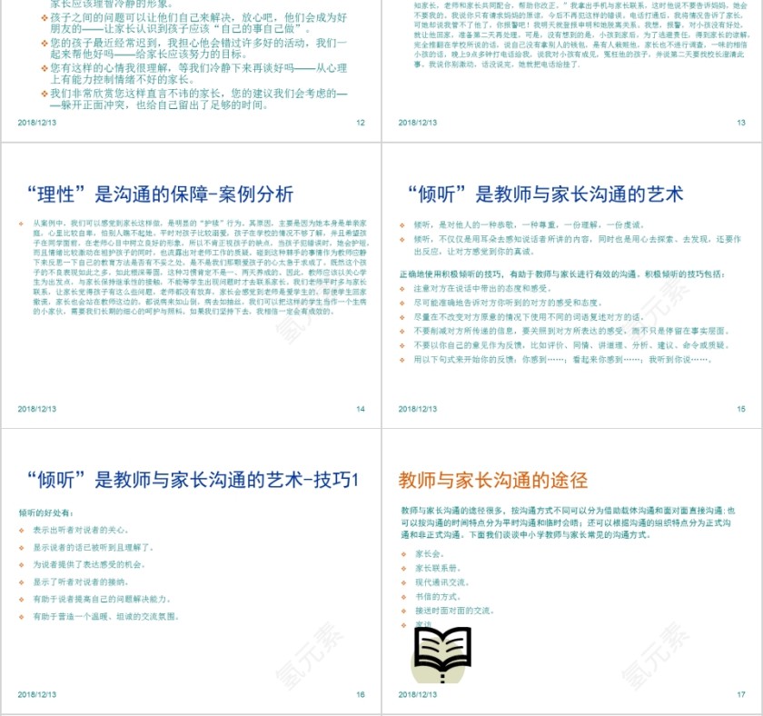 教师与家长沟通的技巧和方式PPT第4张