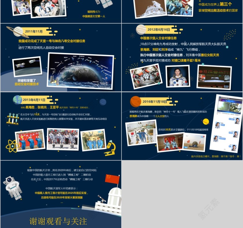 中国航天发展史PPT第3张