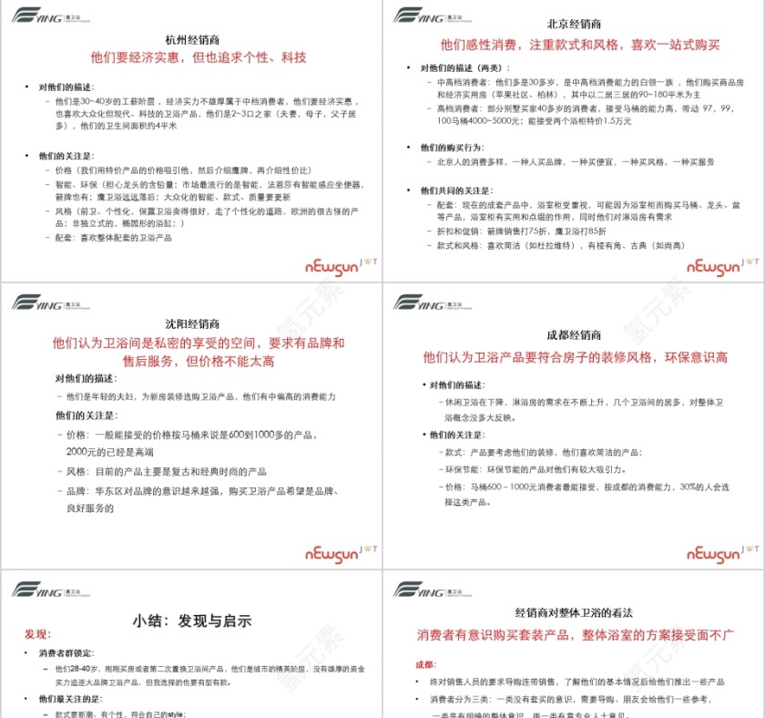 鹰卫浴经销商访谈报告PPT第11张