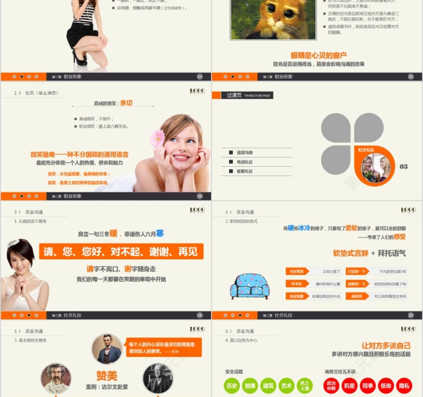 新员工入职培训课程实用礼仪培训PPT第5张