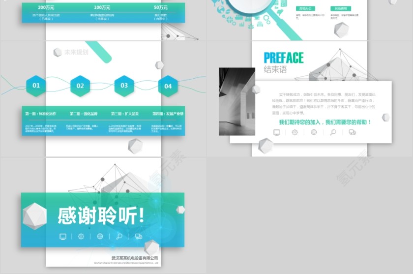 2019简约大气商业计划书模版第6张