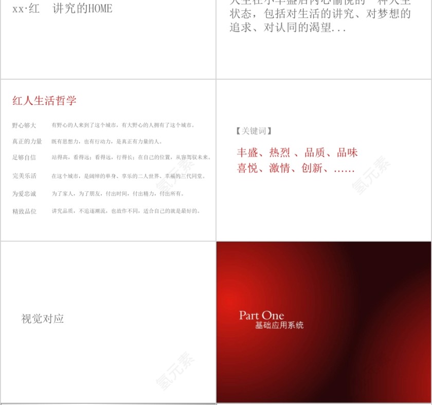 彩色简约房地产策略思考ppt第8张