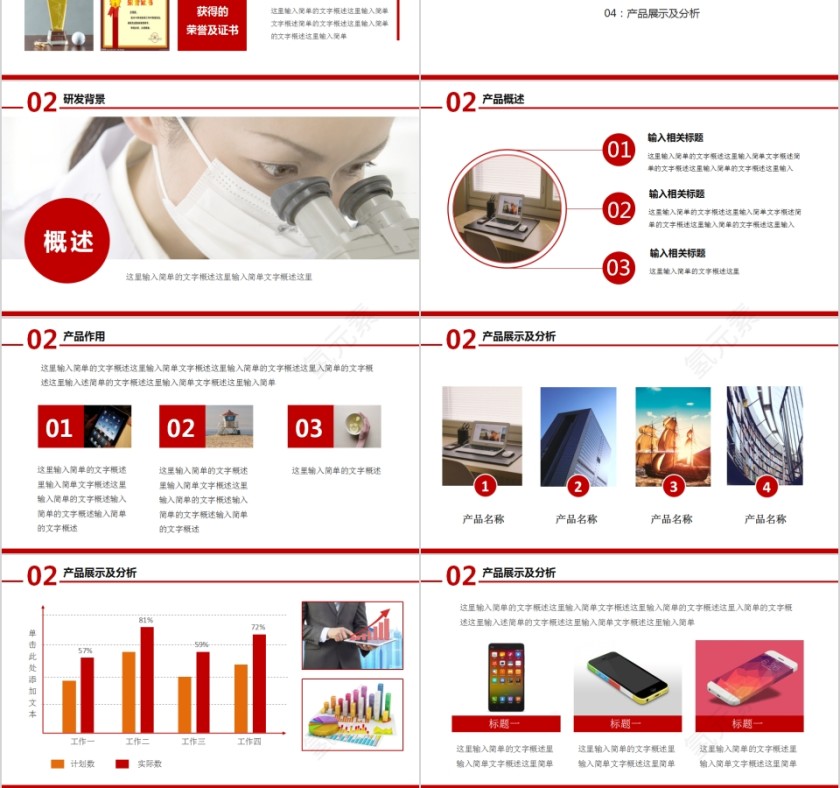 公司介绍产品宣传PPT模板第3张