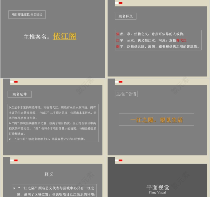 房地产项目视觉提案PPT第5张