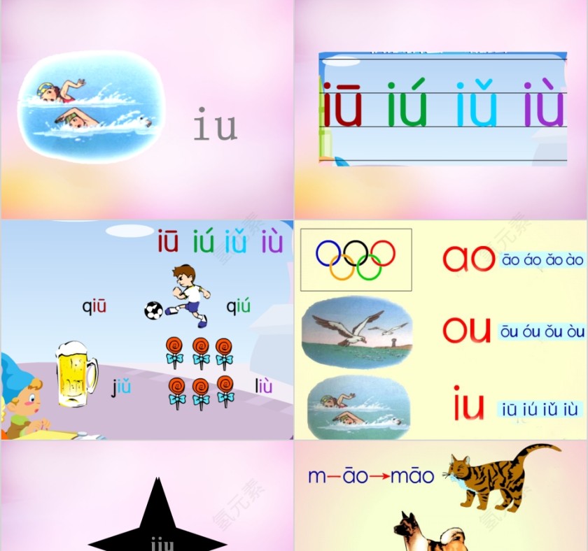 小学生汉语文拼音PPT课件 第3张