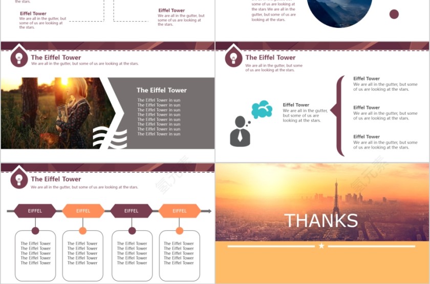商务欧美ppt模板简约2019高端大气 商业工作汇报时尚极简风素材第3张