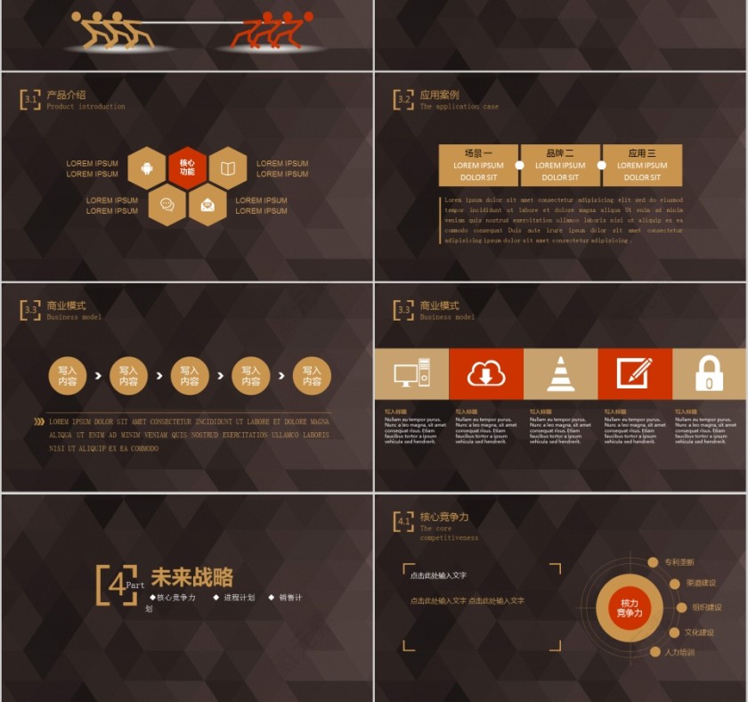 黑色大气商业项目计划书模版第3张