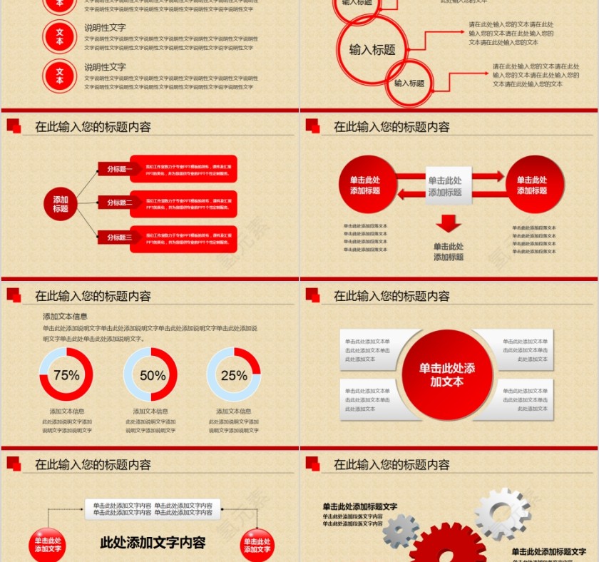 政府人大工作报告PPT模板第2张