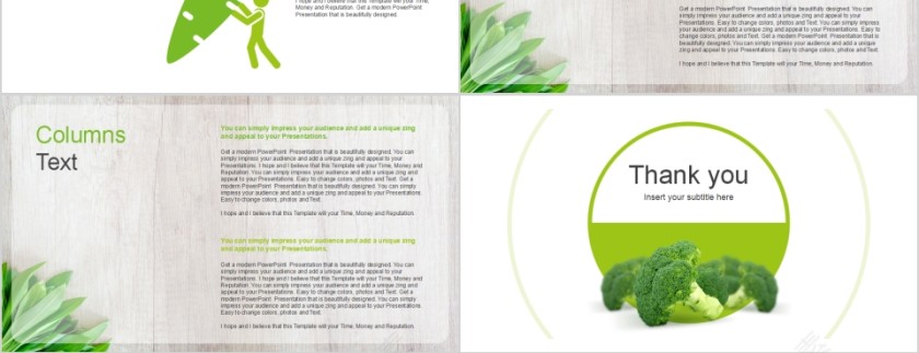 天然绿色农业有机蔬菜农产品项目介绍PPT第9张