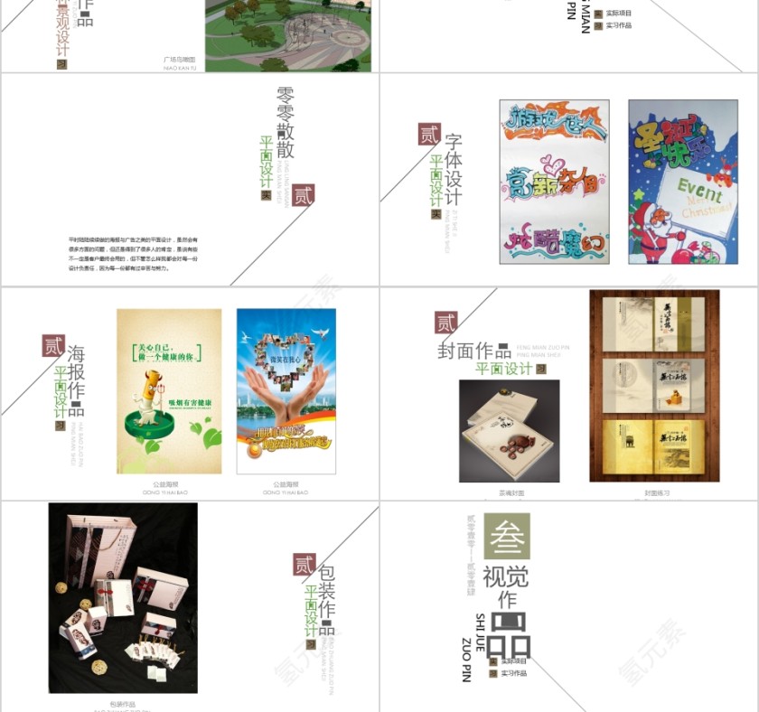 室内设计软装装修装潢家居方案PPT模板动态简约北欧风格案例展示第3张