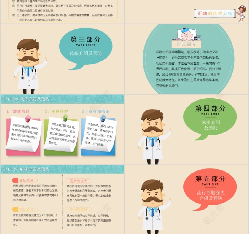 小学幼儿园秋冬季节预防传染病知识班会春季疾病流感预防第3张
