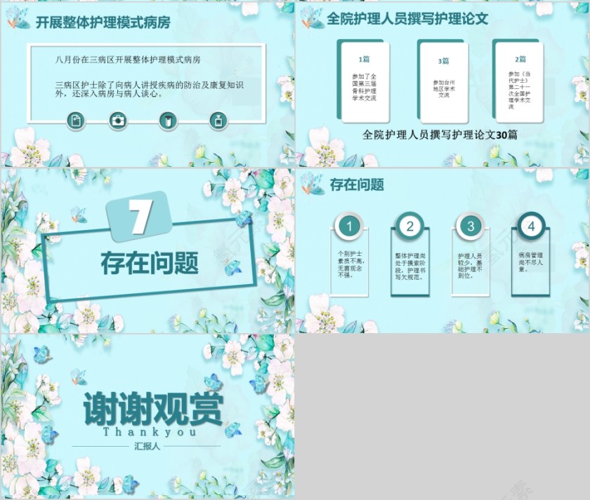 护士长年终述职报告PPT第4张