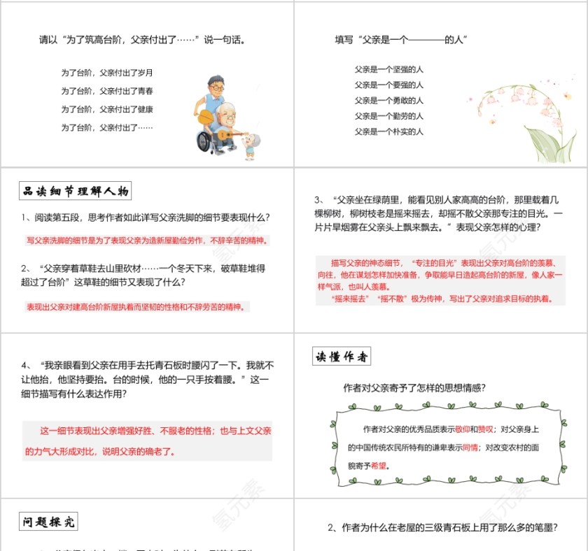 七年级语文课件《台阶》PPT第4张